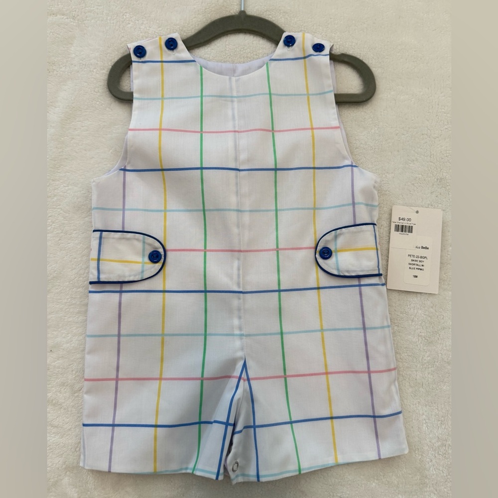 Lulu Bebe 18 month NWT Plaid One Piece